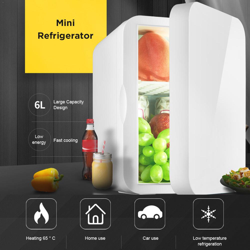 Mini Refrigerator air conditione Car Refrigerator 12+220V Single Door Car Home Dual-Use Thermoelectric Mini Fridge Cooler Warmer