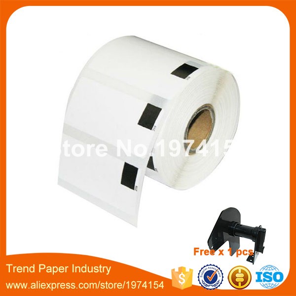 6 Refill Rolls Compatible DK-11209 Label 62mm*29mm 800Pcs Compatible for Brother Label Printer White Paper DK11209 DK-1209