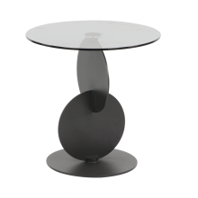 Living Room Transparent Minimalist Glass Top Coffee Table