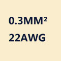 22 AWG 0.3MM^2 RVV 2/3/4/5/6/7/8/10/12/14/16 Cores Pins Copper Wire Conductor Electric RVV Cable Black 3M 5M