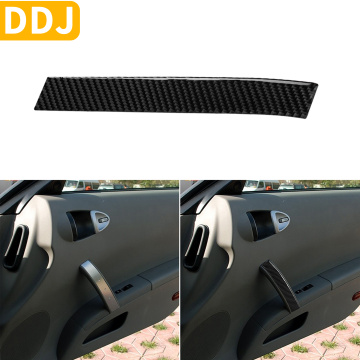 For Nissan 350Z Z33 2003-2009 Passenger Sdie Co-pilot Door Handle Carbon Fiber Decorative Sticker Modified Car Accessories