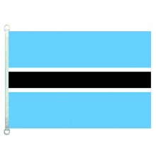 Botswana national flag 100% polyster 90*150CM Botswana banner