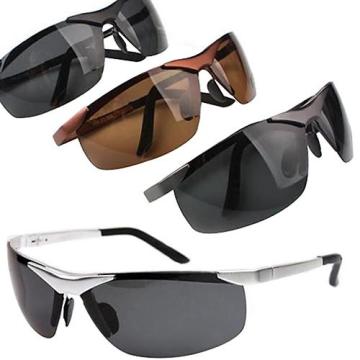Men's Cool Fashion Police Metal Frame Polarized Sunglasses Driving Glasses