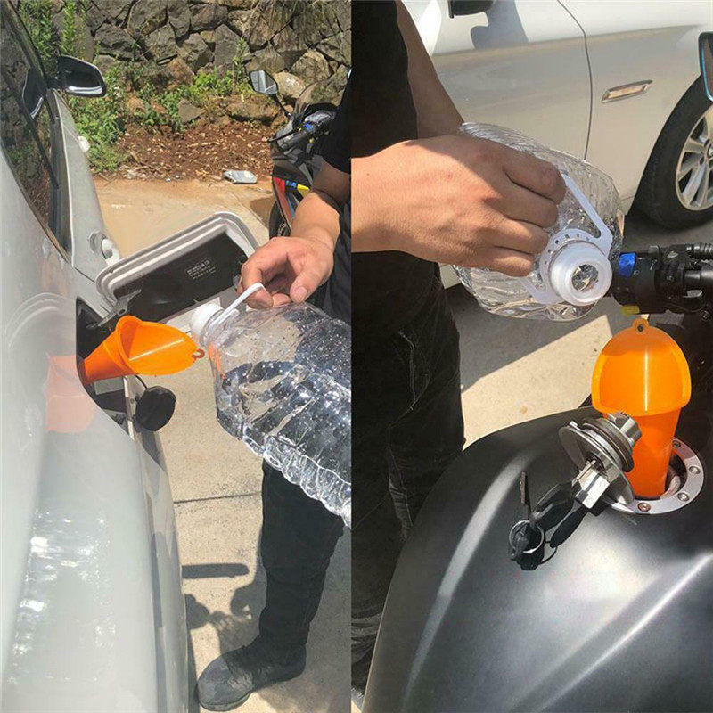Motorcycle Control Multi-Function Longer Machine Oil Funnel Transmission Carter Wear-resistant Filler Car Accessories Dropship