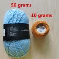 Super Mini Yarn 10g/ball 100% Cotton Yarn 7# Lace Yarn Thin Yarn For Crochet Anti-pilling Hand Knitting Yarn knitting yarn 0.8mm