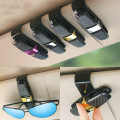 Universal Car Auto Sun Visor Glasses Box Sunglasses Clip Card Ticket Holder Fastener Pen Case Eyeglasses Accessories