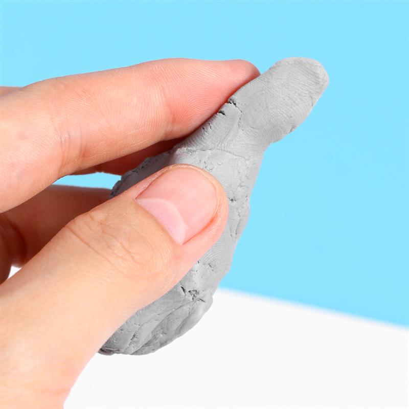 6pcs Kneaded Art Eraser Grey Soft Durable Sketch Rubber Kneadable Rubber Eraser Set