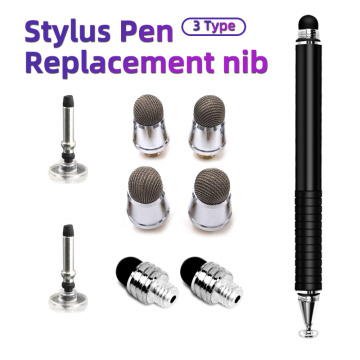 Ankndo Stylus Pen Replacement Nib Universal Capacitive Touch Pen Tip Pencil Replace Plug Phone Tablet Stylus Head Accessories