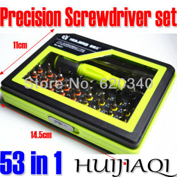 Free shipping Wholesale 2013 new 53 in1 Multi-purpose precision Magnetic Screwdriver Set PC Notebook phone iphone4 Chaiji tools