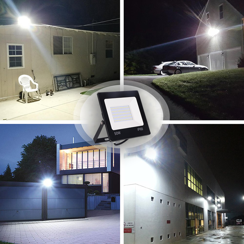 Led Floodlights Outdoor Llighting 50W 100W 200W 300W Reflector Led Flood Light Spotlight Waterproof IP66 Garden Street Lights
