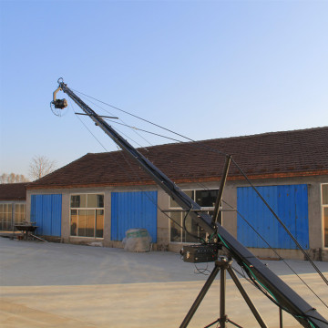 15m 2 axis jimmy jib crane for with motorized dutch head loading 16kg