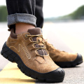 Breathable Safety Shoes Men Steel Toe Shoes Puncture Proof Work Safety Boots Men Work Shoes Wear-resistant Hiking Work Sneakers