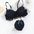 Black bra set