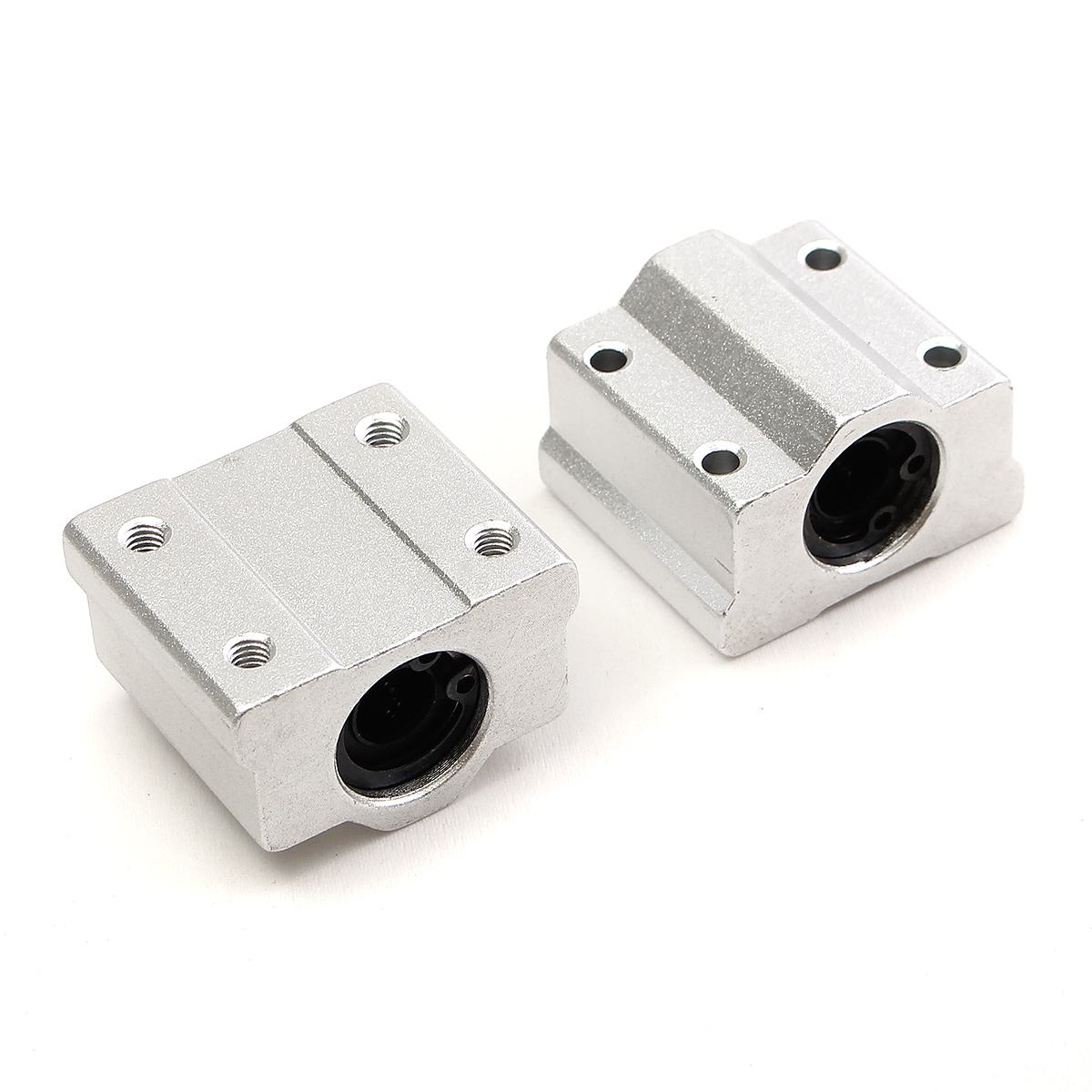 2 Set 300mm Linear Guide Rail Slide Shaft Rod With 4Pcs SCS8UU 8mm Bearing Support Block Slider For CNC Router Part