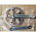 single speed 46T 170mm aluminum alloy hollow CNC high end bicycle crank chainwheel