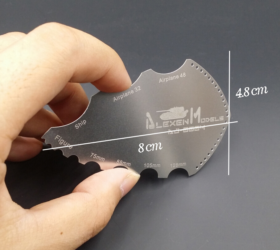 AJ0004 Military Model / Warship Moulding Line for Gun Barrel Special Scraper