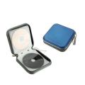 Portable 40pcs Capacity Disc CD DVD Wallet Storage Organizer Case Holder Holder Album Box Case Carry Pouch Bag with Zipper