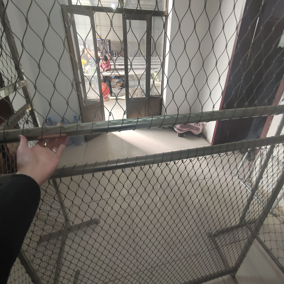 stainless steel rope mesh fence