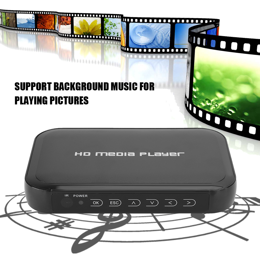 1080P Multimedia Player Full HD Media Player AV VGA HDMI Interfaces for Exhibition Halls Hotels Advertising Companies