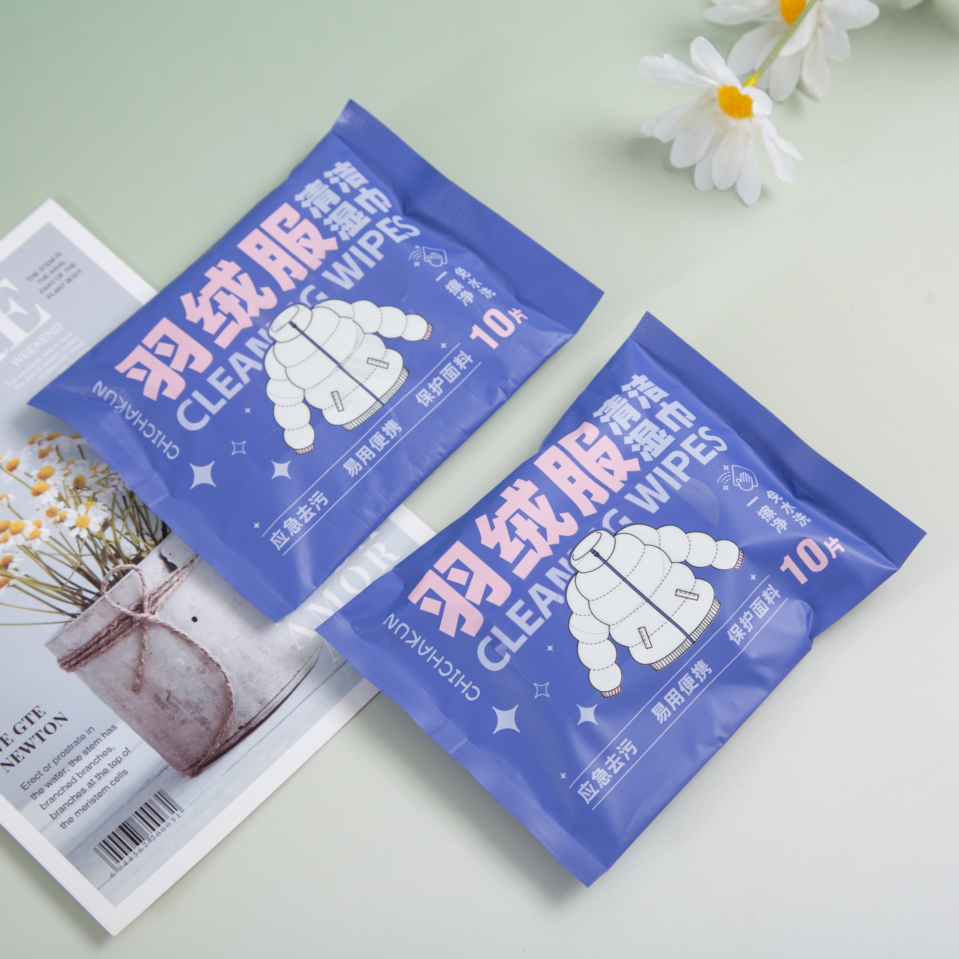 Down Jacket Cleaning Wipes