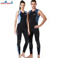 Triathlon Wetsuit 3mm - Women's Men's Sleeveless Long John Neoprene for Water Sports Swimming Ironman Suit Diving Suit Wet Suit