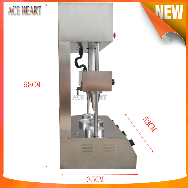 New Commercial Stainless Steel Pizza Cone Forming Machine Energy Saving Equipment Electric Pizza Production Machine