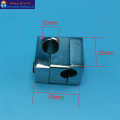 2PCS/Lot Right Angle clip Lab Cross clamp Laboratory Metal Grip Supports Laboratory Clamp angular splint