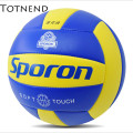 With Volleyball Pump