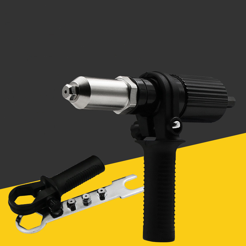 New 2.4mm-4.8mm Electric Rivet Nut Gun Riveting Tool Cordless Riveting Drill Adaptor Insert Nut Tool Riveting Drill Adapter
