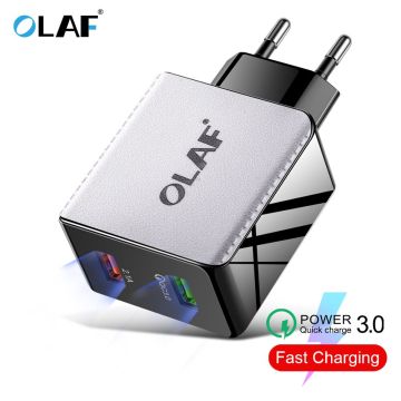 48W Quick Charge 4.0 3.0 Multi USB Charger QC3.0 Fast Charger Travel Wall Mobile Phone Charger for iPhone Samsung Xiaomi Huawei