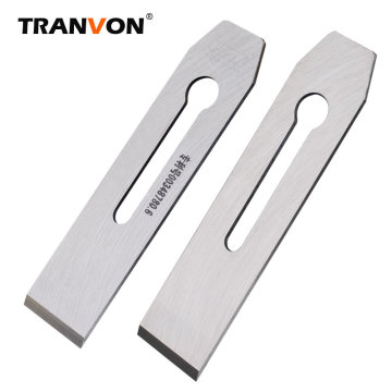 TRANVON Quality Hand Planer Blades Alloy High Speed Steel Woodworking Plane Edge Blade Cutter Saw Blades 183MM*44MM