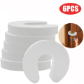 6PCS Doorways Gates Decorative Door Baby Care Soft Reusable C Shaped Door Safety Finger Guards For Cabinet Drawer Door #10