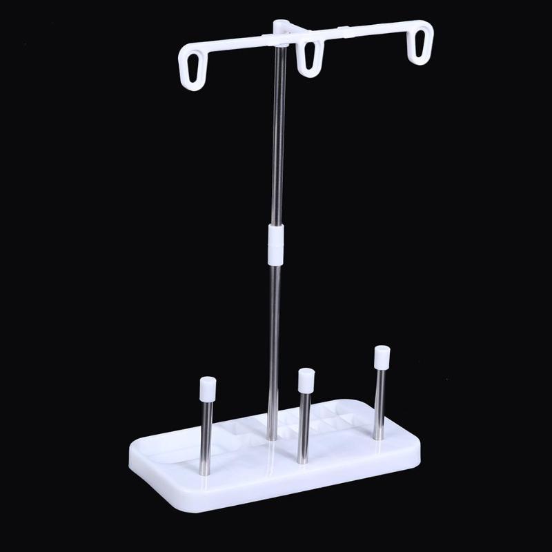 Embroidery Sew Thread Holder 3 Spool Stand Rack Needle Sewing Thread Organizer DIY Knitting Machine Quilting Sewing Accessories