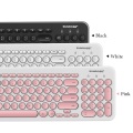 2 in 1 Keyboard Mouse Combos 2.4GHz Wireless Suspend Keyboard Mute Mice for Mac Laptop PC Computer Gaming Office Home Use T58s