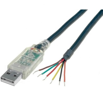 ftdi usb rs485 wire end serial communication cable PVC Jacket USB2.0 to RS485 RS422 RS232 cable