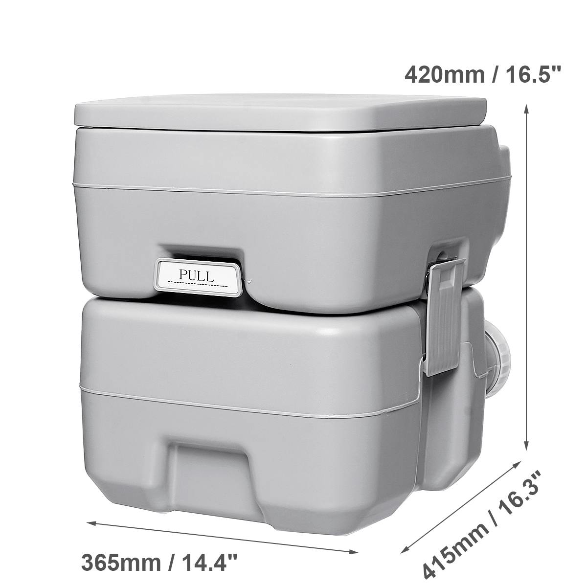 20L Outdoor Portable Camping Toilet Caravan Travel Camp Boating Fishing Flush Toilet