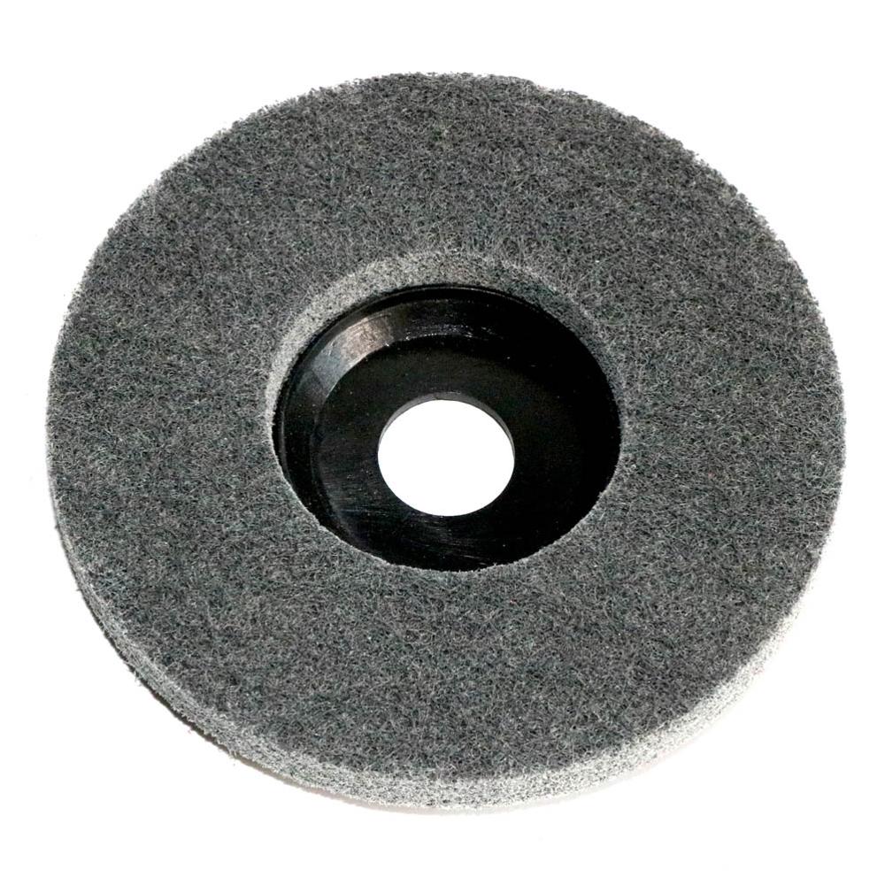 5" 4.5 inch 115 mm Nylon Fiber Polishing Wheel Non Woven Abrasive disc 125 mm Bore 7/8" Grinding Polishing Wheel for Metal
