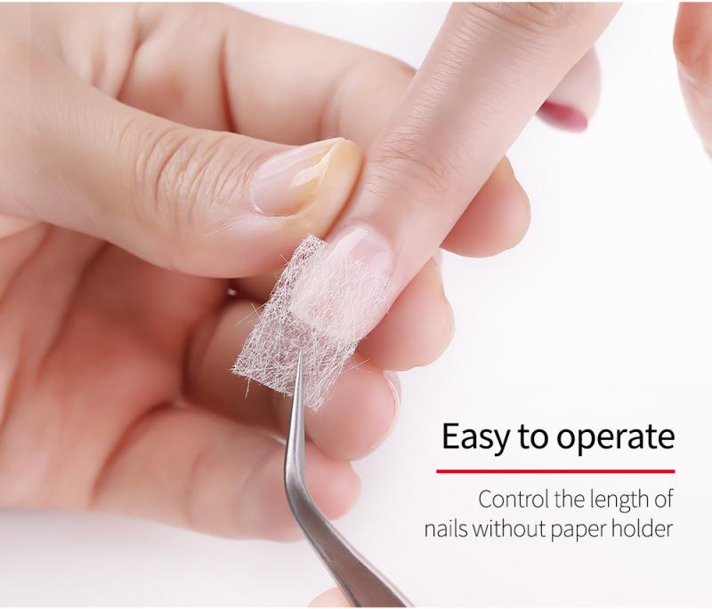 10pcs Nail Care Fiberglass Silk Nails Wrap for Nail Extension Form Fiber glass Nail Form Nail Art Nail Beauty Tool dropshipping