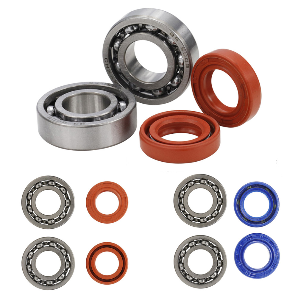 4pcs Bearing Oil Seal Kit For STIHL MS180 MS170 170180 Chainsaw Crankshaft Lawn Mower Parts & Accessories