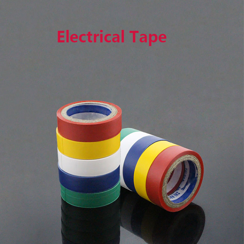 Electrical Tape Insulation Waterproof High Temperature Resistant Tape Random Color 5MX14M PVC Electrician Rubberized Fabric