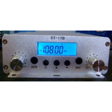 S T-15BV3 15W 76MHz-108MHz PLL FM Transmitter Stereo Broadcast Radio Station