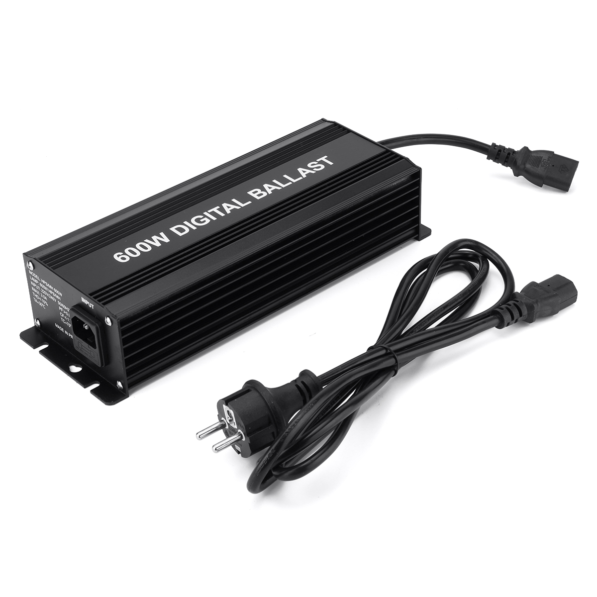 Digital 600W Ballasts for Garden Planter Grow Lights HPS MH Bulbs Electronic Dimmable EU PLUG 3A 220-240V