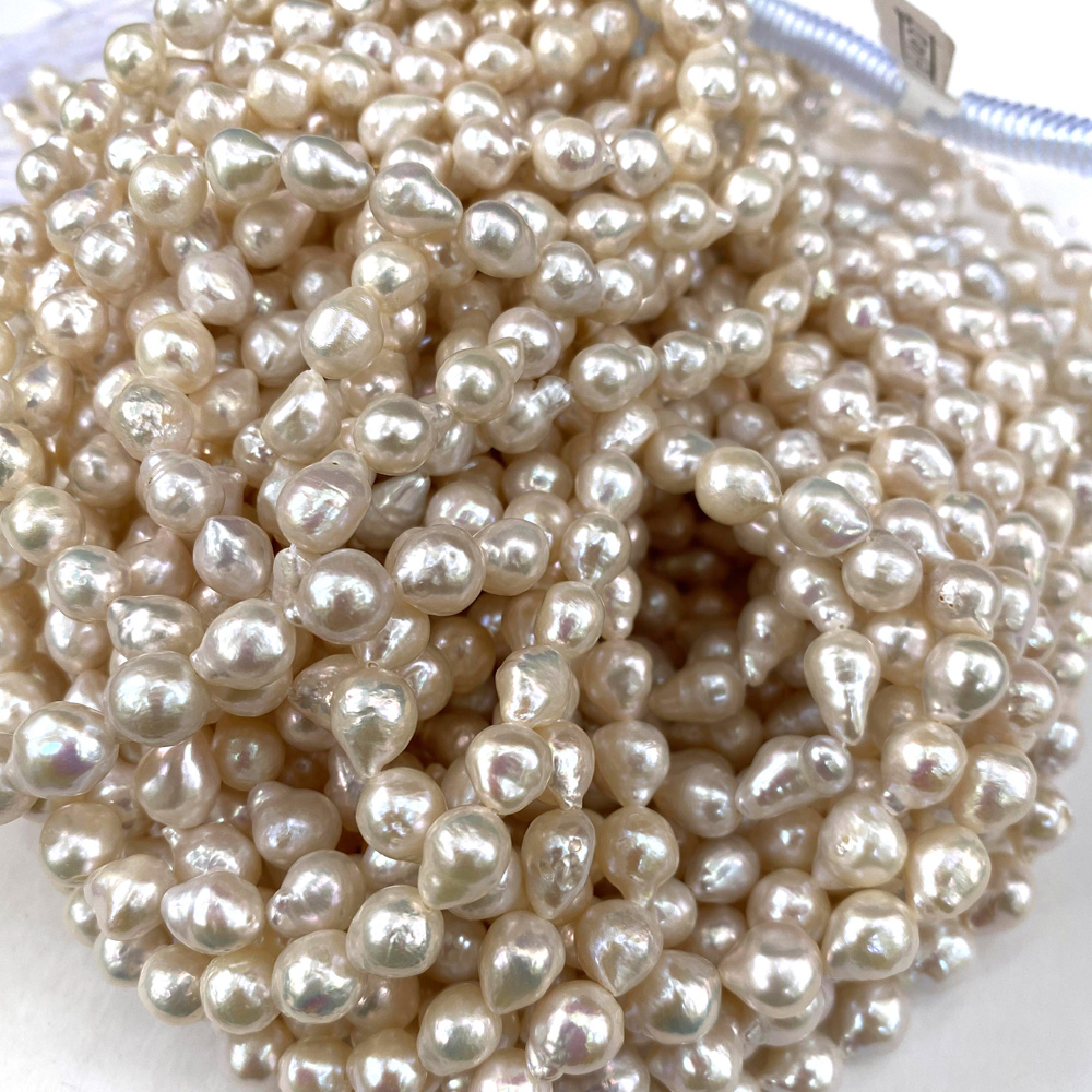 High Quality Charms Freshwater Pearl Beads Natural Baroque Pearls for Jewelry Making DIY Necklace Bracelet Accessories 8-9mm