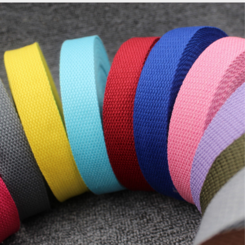 5 Meter 25mm 32mm 38mm Black Red Yellow Gray Blue Webbing Case Bag DIY Shoulder Strap Accessories