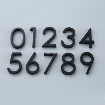 10Pcs/Set Self Adhesive Door Numbers Signs 0-9 Number Stickers for Apartment Hotel Office Door Address Home Mailbox Door Plates