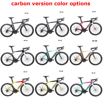 2018 New Costelo Speedcoupe carbon fiber road bike frame complete bicycle with 40mm wheels 3500 group tire cheap bike