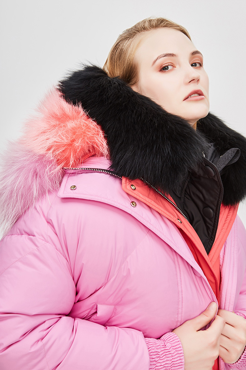 Thick Zipper Hoodie Puffer Jacket