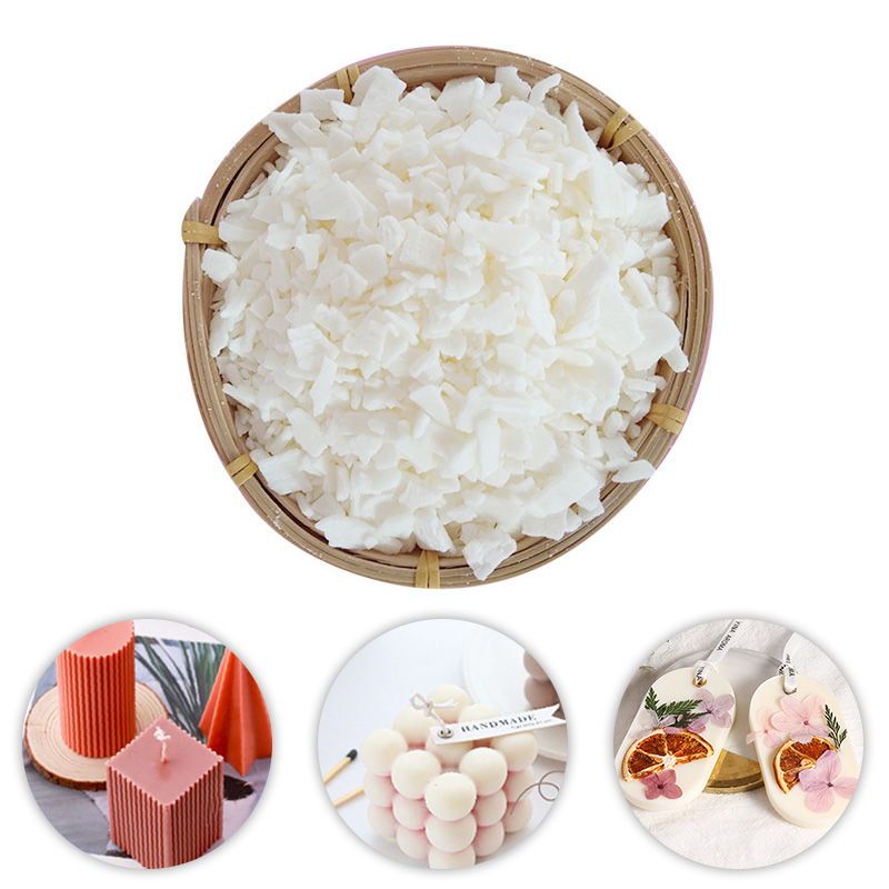 0.5/1KG Natural Soy Wax Candle Raw Material Handcraft Wax Candle Making Supplies DIY Candle Making Sealing Wax Accessories