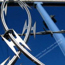 Galvanized Razor Barbed Wire BTO-22