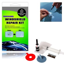 Windshield Repair Kit Cracked Glass Repair Kit To Fix Auto Glass Windshield Crack Chip Scratch